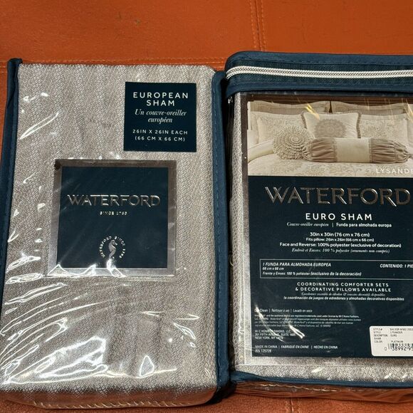 Waterford European Shams Lysander Platinum (2) - Picture 1 of 7